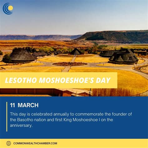 Lesotho Moshoeshoes Day Commonwealth Chamber Of Commerce