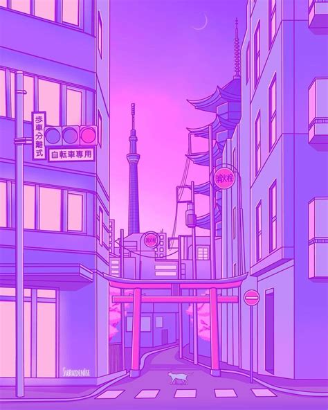 13 Purple Anime Aesthetic Wallpaper Baka Wallpaper