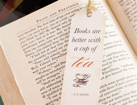 Book Club Tea Bookmark Teatime Magazine