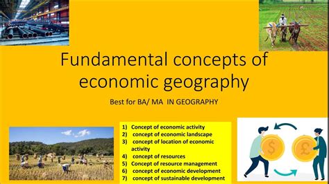 Fundamental Concepts Of Economic Geography Youtube