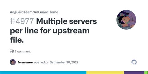 Multiple Servers Per Line For Upstream File Issue