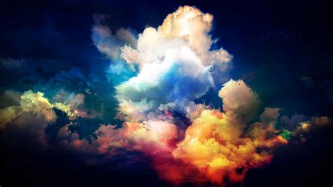 47 Rainbow Clouds Wallpaper Wallpapersafari