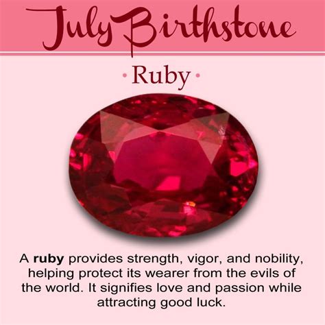 July Birthstone Ruby Meaning And History With Images Free And Hd