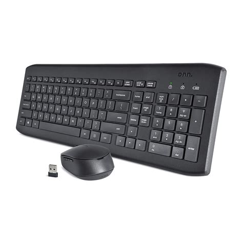 Buy Onn Wireless Keyboard And Mouse Combo Fullsize Keyboard And 5