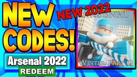 Arsenal 2022 Codes Update All New Roblox Arsenal Codes Youtube