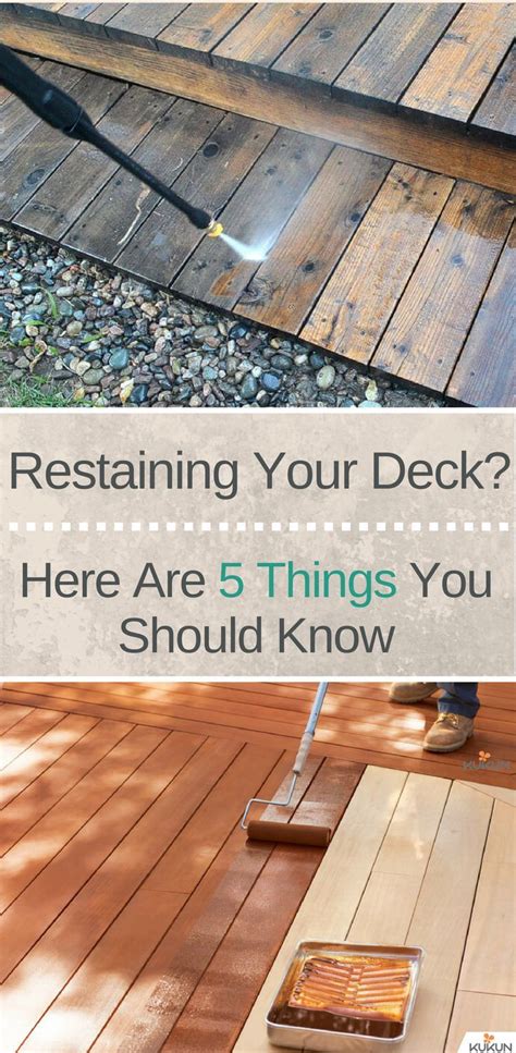 Restaining Your Deck Here Are 5 Things You Should Know Restaining