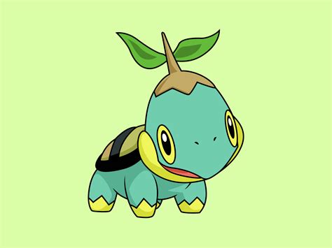 Shiny Turtwig Pokemon Go By Capra Graphics On Dribbble