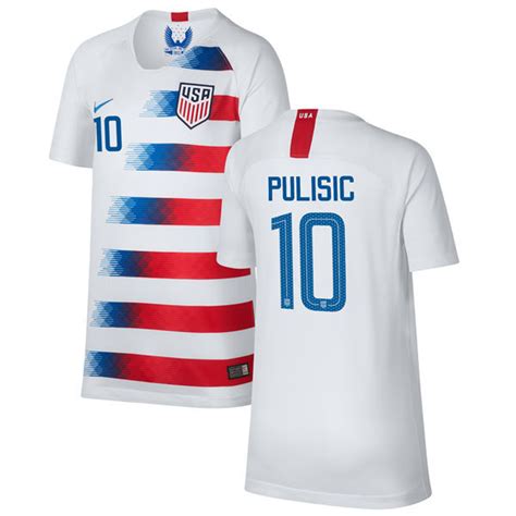 NIKE USA 2018 `PULISIC` HOME JERSEY - Soccer Plus