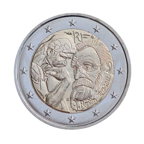 Frankreich 2 Euro 2017 100 Todestag Von Auguste Rodin Mcm Ihr
