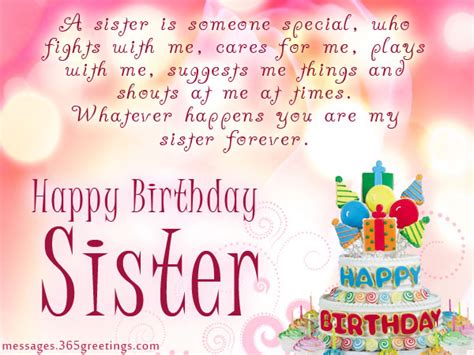 Pics Photos Awesome Birthday Message For Sister