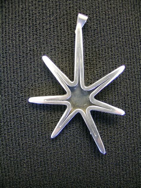 Modern Sterling Silver Star Brooch Pin Or By Kathatkreations
