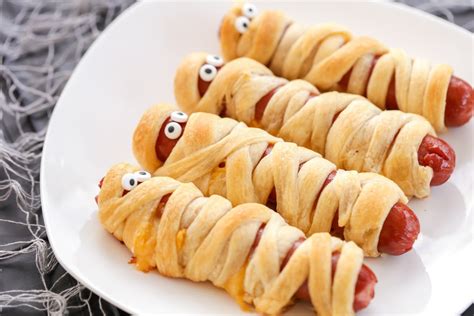 Mummy Hot Dogs Recipe Video Lil Luna