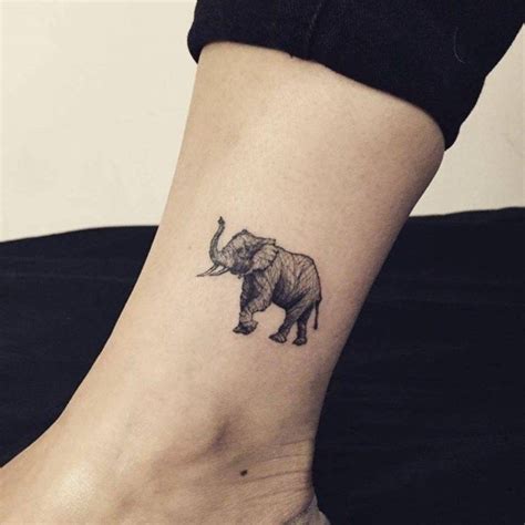 40 Significant And Tiny Elephant Tattoo Designs
