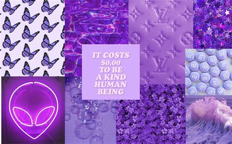 Purple Aesthetic Desktop Wallpapers Wallpaper Cave