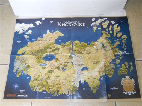 Dungeons And Dragons Mapa Eberron Continente De Khorvaire Mercadolibre