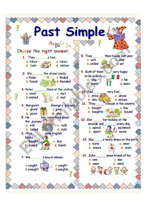 Past Simple Irregular Verbs Esl Worksheet By Jelenac Sexiz Pix