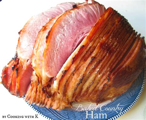 Cooking With K A Southern Classic Easy Baked Country Ham Basted With