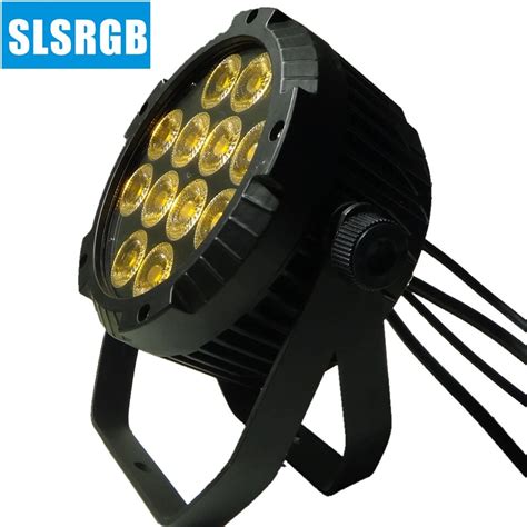 New Slim Flat Led Par Cans 12x15 Rgbwa 5in1 Led Ip65 Waterproof Outdoor