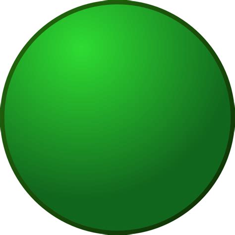 Green Round Clipart Clipground