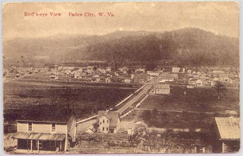 Paden City Wv Birds Eye View 1917 O O Brown Collection Flickr
