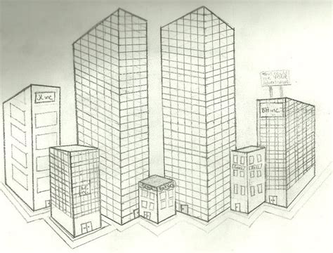 City Building Drawing At Getdrawings Free Download