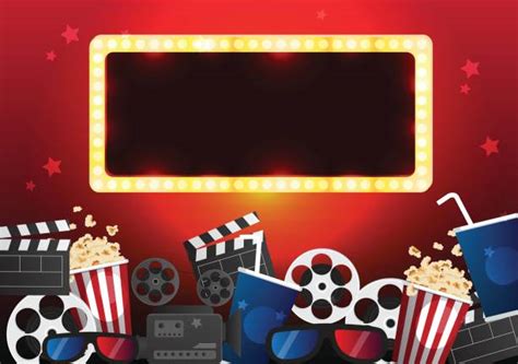 Best Movie Night Illustrations Royalty Free Vector Graphics And Clip Art