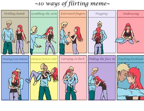 10 ways to flirt Meme by Muteyscott on DeviantArt