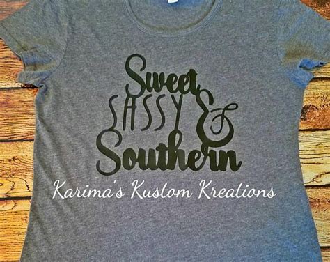 Sweet Southern Sassysweet Southern And Sassysouthern Girl Womens Teecountry Girlky Girl