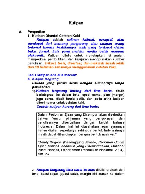 Adjective sering digunakan untuk menjelaskan benda (noun). Contoh Makalah Yang Menggunakan Catatan Kaki