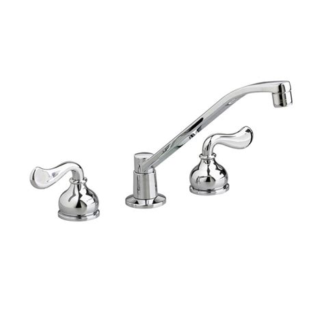 Warrants its faucets* manufactured after january 1, 1997, to be leak and drip free during normal residential usage for as long as the original consumer owns their home. American Standard Amarilis Polished Chrome High-Arc ...