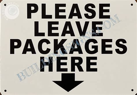 Please Leave Packages Here Sign Printable