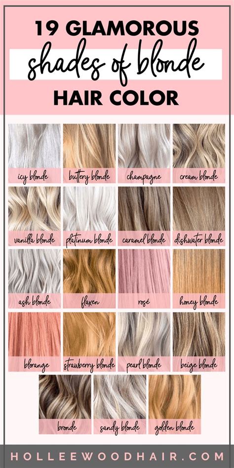 Different Shades Of Blonde Hair Color Ultimate Guide Blonde