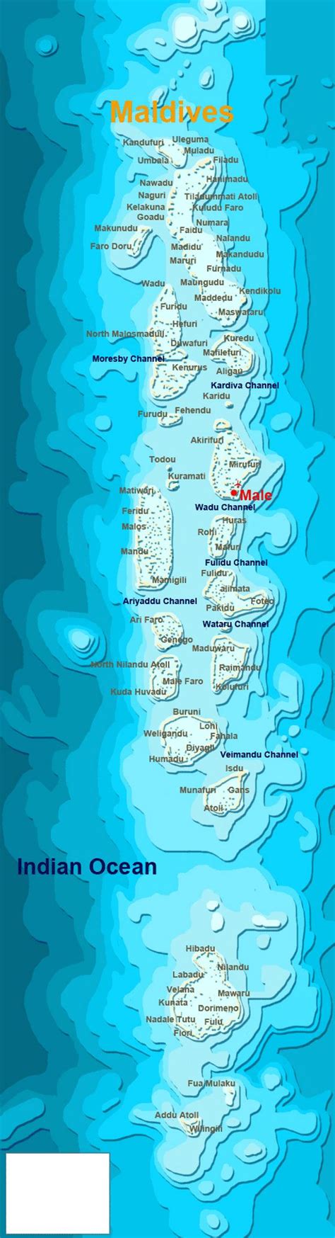 Detallado Mapa De Maldivas Maldivas Asia Mapas Del Mundo