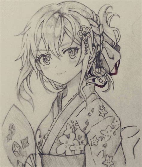 How To Draw Anime Kimono