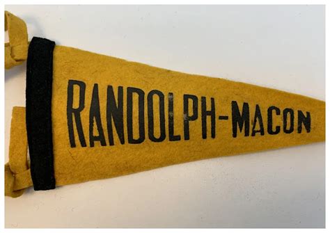 Randolph Macon College Felt Pennant Circa 1930 40s Ruby Lane