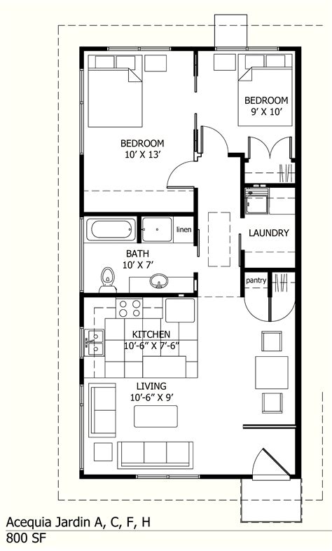 I Like This One Because There Is A Laundry Room 800 Sq Ft Floor