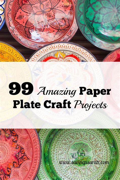 99 Amazing Paper Plate Craft Projects - Earning and Saving with Sarah