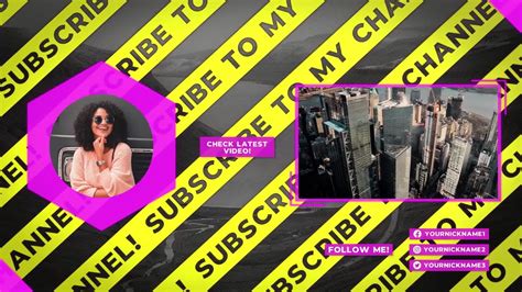 Add your images or videos with 1 click and change the colors and style. YouTube EndScreens 4K v.1 MOGRT Videohive 28168488 ...