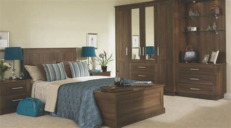 Bedroom sets and modular bedroom furniture, allowing to optimally design the room design. Walnut Effect Modular Bedroom Furniture System ...