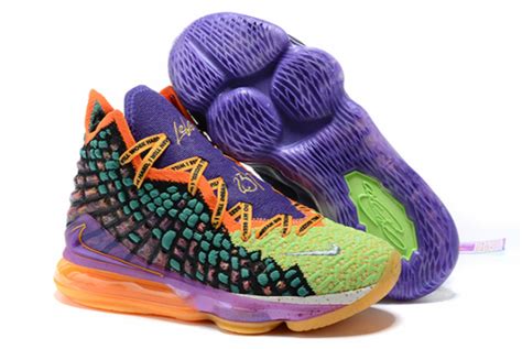 Mens Nike Lebron 17 Ep “what The” Multi Color Basketball Shoes Cv8080 900