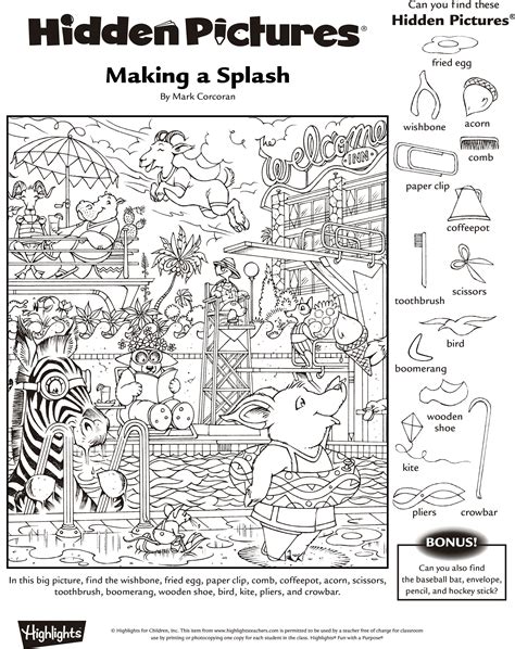 Nerdy Free Printable Hidden Pictures For Adults Pdf Puzzles For Kids