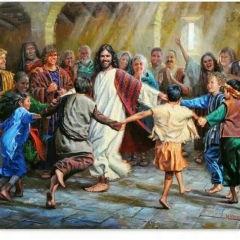 Dancing With Jesus In Heaven Jesus Painting Jesus Images Jesus Pictures