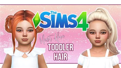 Best Cc Toddler Hair Links Cas The Sims 4 Youtube