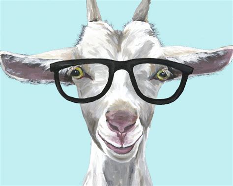 Goat Art Print Patsy Goat Lover T Goat Decor Goat