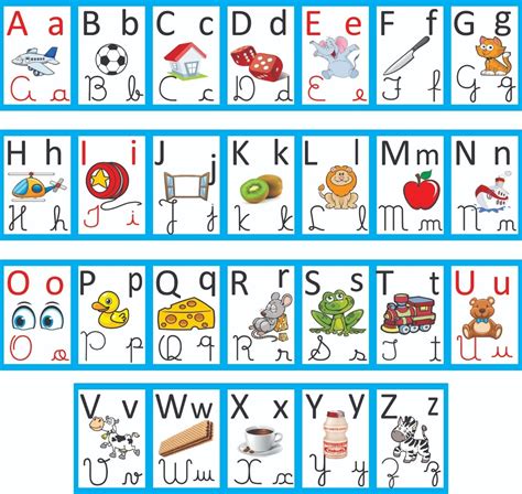 Letras Do Alfabeto Ilustrados Individuais Para Imprimir Atividades