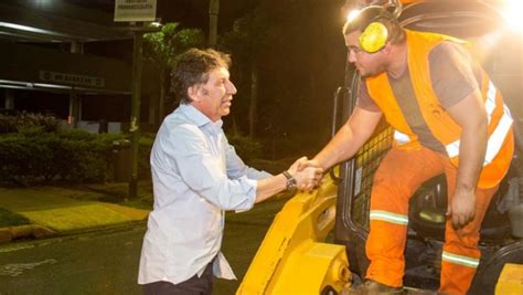 San Isidro El Intendente Posse Supervisó Obras En El Principal Corredor De La Zona Norte