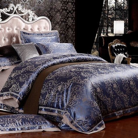 Luxury Dark Blue And Gold Royal Style Scroll Pattern Noble