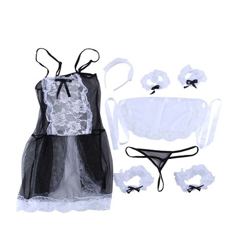 French Maid Lingerie Costume Sissy Dream
