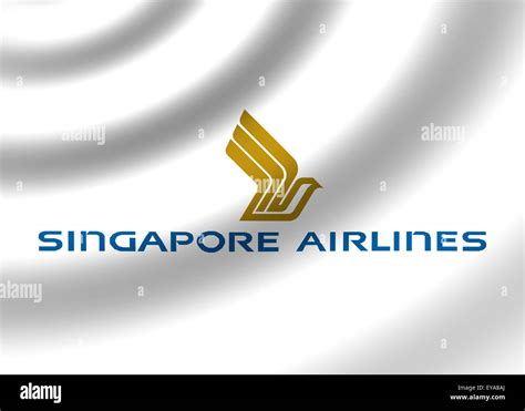 Singapore Airlines Air Logo Icon Flag Symbol Emblem Sign Stock Photo