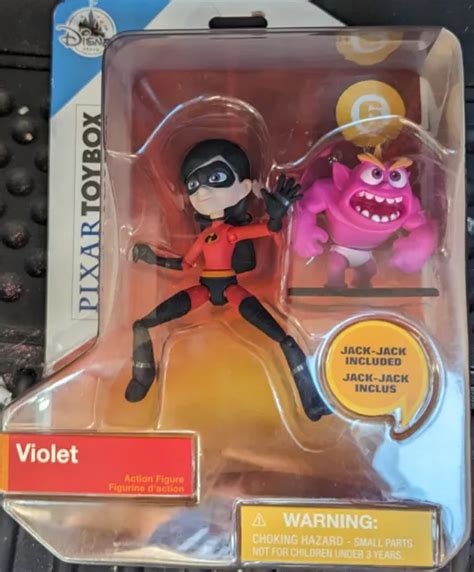 Disney Store Violet Jack Jack Action Figure Set Pixar Toybox Incredibles 2 New Eur 21 78